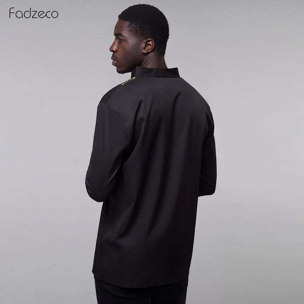 Fadzeco Африканская рабочая одежда Dashiki новинка 2019 Мужской Топ лучшего цвета