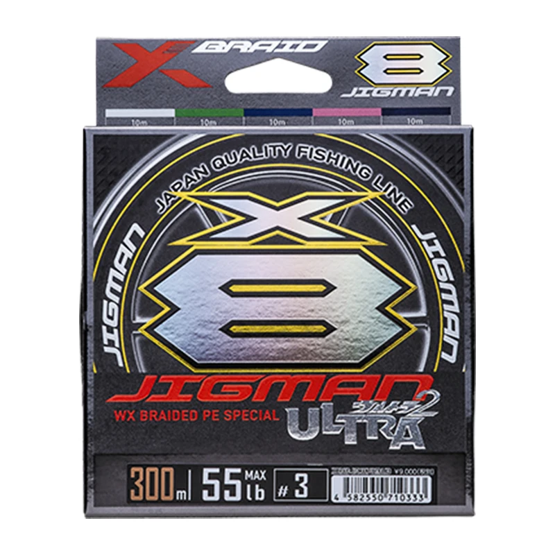 Леска рыболовная плетеная X Briand Jigman Ultra X8 YGK 8 косичек 200/300 м|Рыболовные лески| |