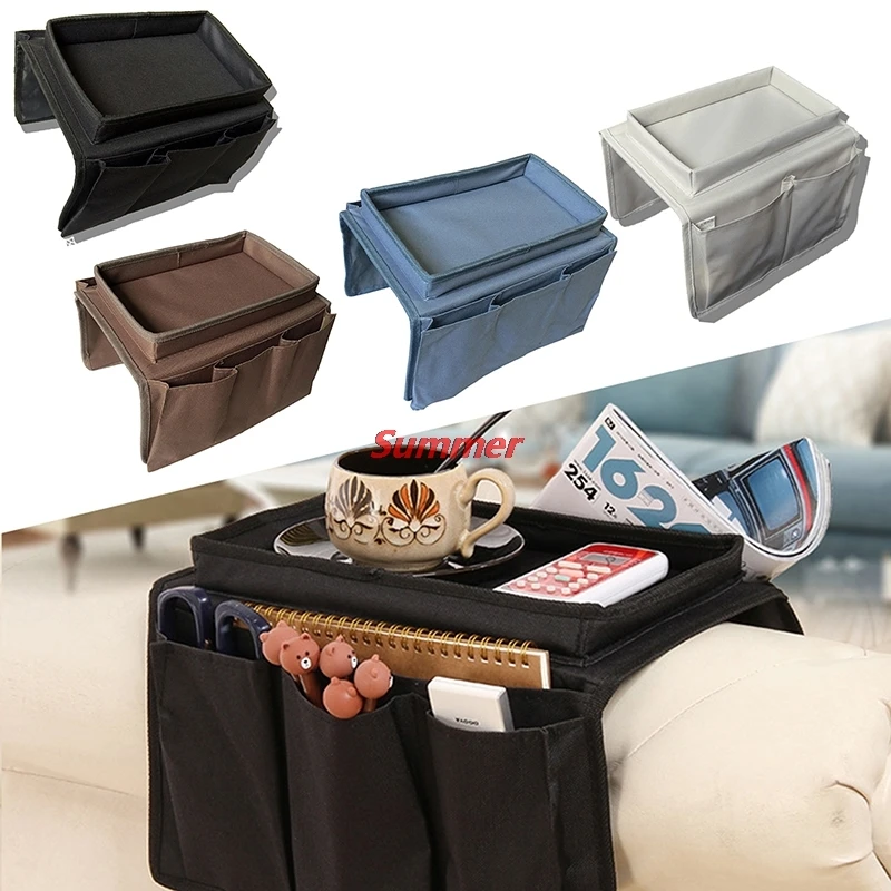 New Sofa Armrest Storage Pockets Holder Tray Couch Hanging Remote Control Phone armrest sofa tray sofa armrest tray couch tray