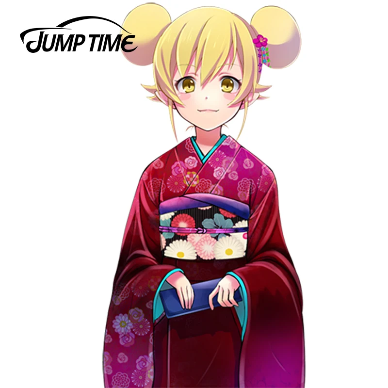 JumpTime 13 см x 6 8 Monogatari аниме симпатичный персонаж мультфильм украшение автомобиля