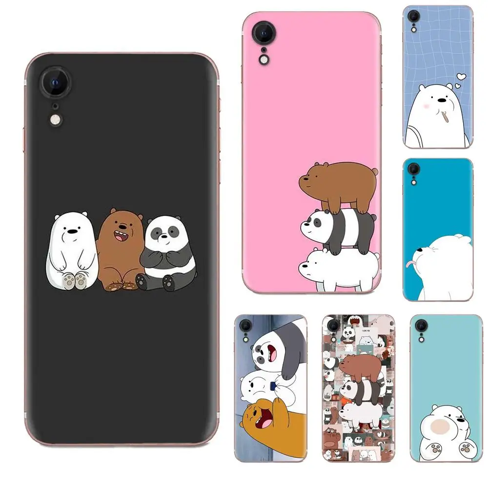 Мягкие аксессуары из ТПУ чехол Южная Корея три медведя для Apple iPhone 4 4S 5 5C 5S SE 6 6S 7 8 11