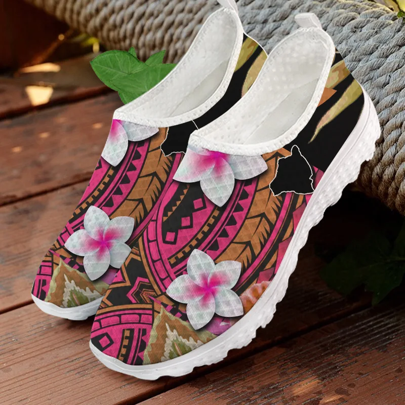 

Туфли женские сетчатые сверхлегкие, дышащие повседневные пляжные туфли без шнуровки, на плоской подошве, с цветочным принтом, для лета