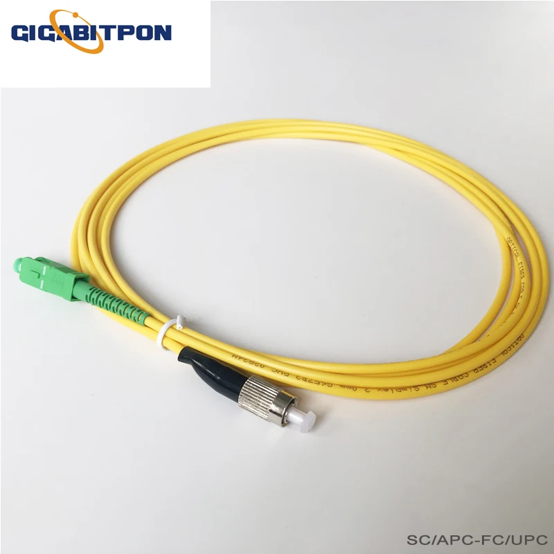 5PCS 5M length APC UPC FC ST LC SC single-mode simplex fiber jumper 2.0mm