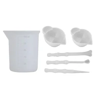 reusable silicone measuring cups epoxy resin distribution tools casting jewelry