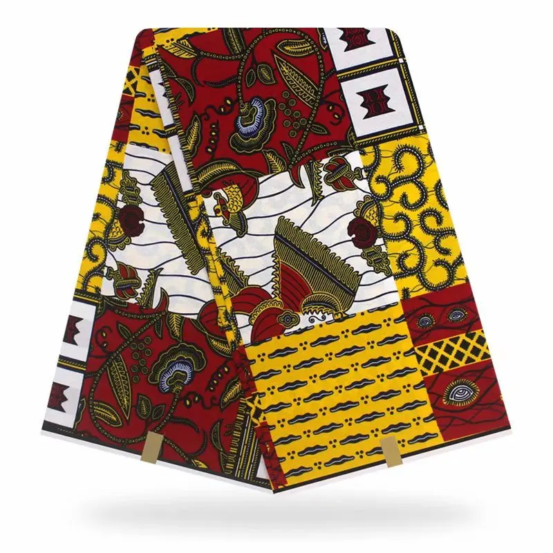 

African fabric wax cotton Real Wax Fabric Ankara Print African Wax Fabric 2020 Tissu Wax For Wedding dresses