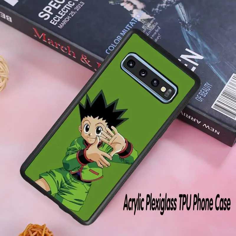 

Anime Hunter X Hunter HXH Phone Case Acrylic Plexiglass TPU For Samsung Galaxy S8 S9 S10 s10e S20 PLUS ULTRA S6edge