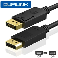 displayport to display port dp cable 1 2 v 1080p 3d displayport dp audio video cable 1 8m 3m 5m for tv graphics card projector