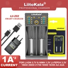 Liitokala Lii-202 Lii-402 Lii-PD2 Lii-PD4 18650 1,2 V 3,7 V AA 26650 26500 18350 NiMH литиево-сигаретное зарядное устройство