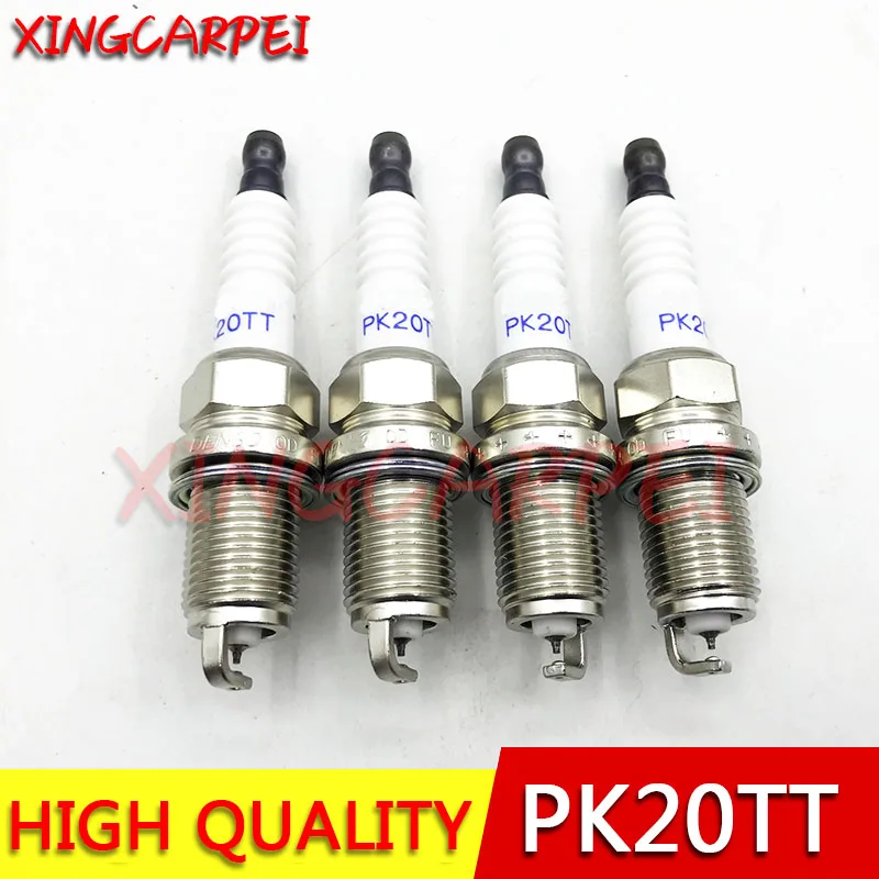 

4 шт./лот PK20TT-4504 автомобиля Platinum TT свечи зажигания для Chevy Mitsubishi BMW Jeep PK20TT 4504 DR15YP-1 22401 AA370 90919-01178