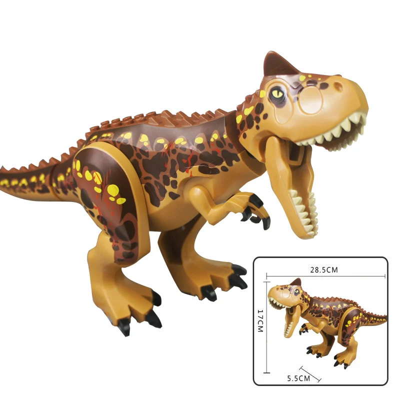 

Jurassic Big Dinosaur Building Blocks Toys Park Compatible Major Brand Gifts Simulation Animal Rex Raptor