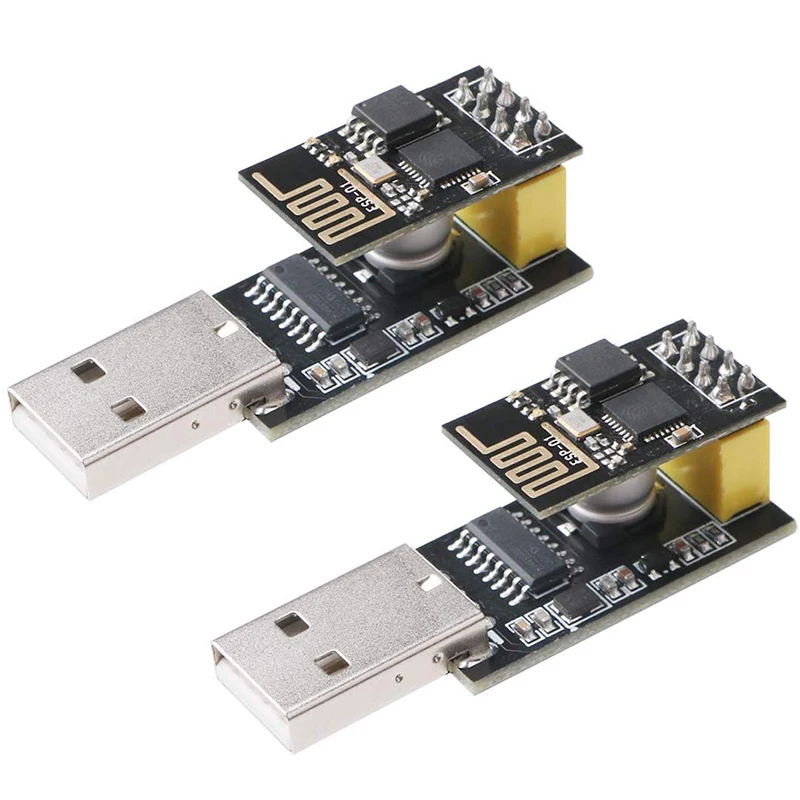 2 шт. ESP8266 ESP 01 серийный Беспроводной приемопередатчик модуль Wi Fi 1 Мб флэш памяти SPI