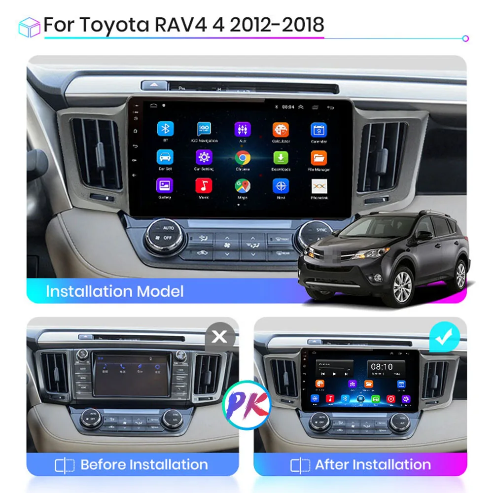 Автомагнитола для Toyota RAV4 RAV 4 2012-2018 2 DIN Android | Автомобили и мотоциклы
