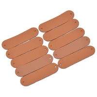 50pcs vintage blank leather labels for handmade sewing crafts clothes bags shoes accessories supplies