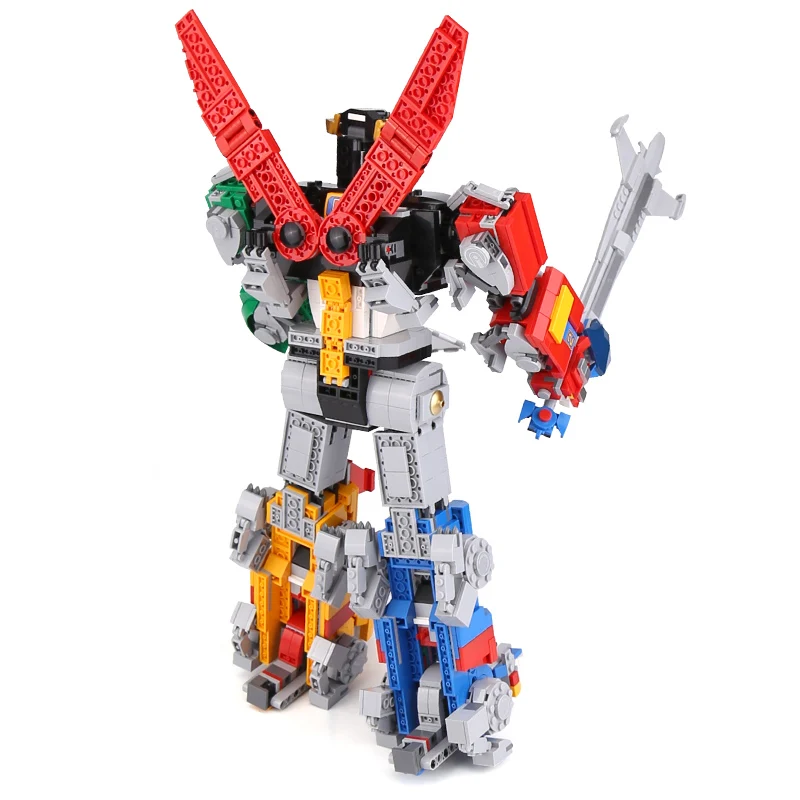 В наличии 16057 Voltron Defender of The Universe 5 в 1 сменная модель строительные блоки кирпичи
