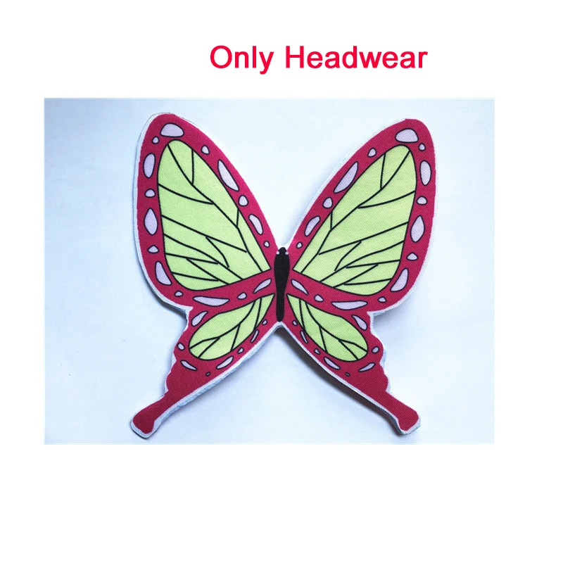 

2020 New Tsuyuri Kanawo Costumes Anime Demon Slayer Kimetsu no Yaiba Cosplay Wig Cloak + Shirt + Top + Skirt + Belt + Sock Set