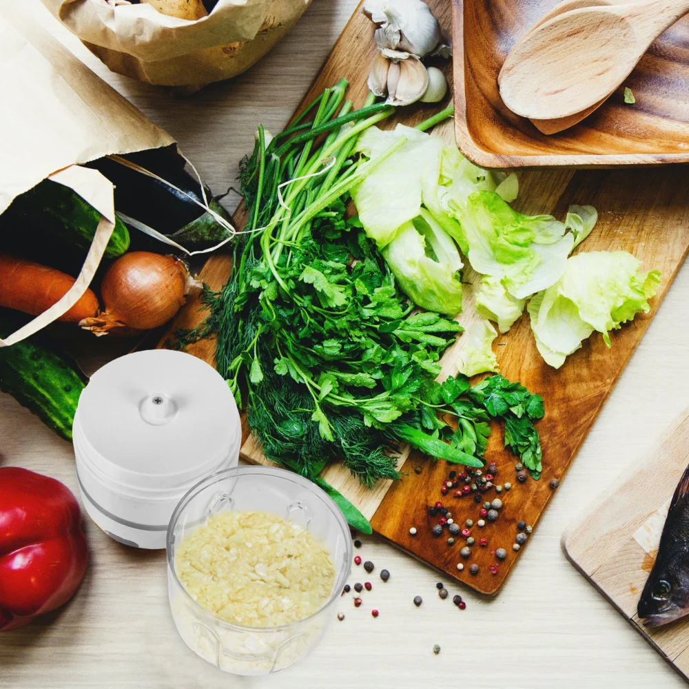 

1 Pc 250ML Electric Seasoning Masher Kitchen Tool Practical Garlic Chopper