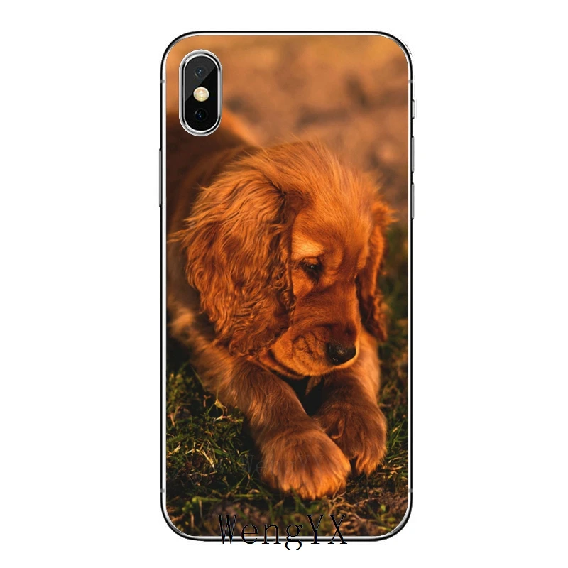 Spaniels аксессуары для щенков собак чехол телефона Huawei P30 P20 Pro P10 P9 P8 Lite Y5 Y6 Y7 Y9 P Smart Plus