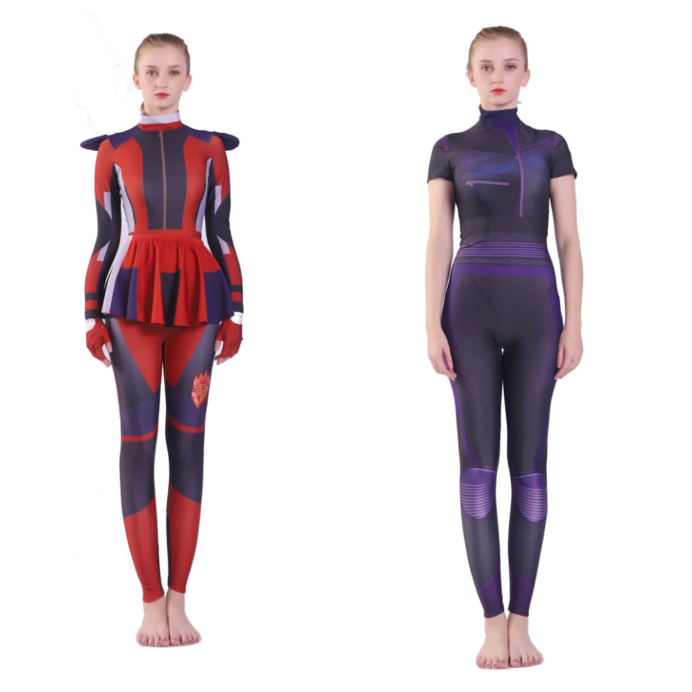 Женские вечерние костюмы Red evie Descendants маскарадный костюм Одри маль для Хэллоуина |