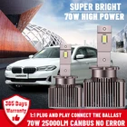 Carshark D1S D3S светодиодная фара 70 Вт 25000Lm D2S D4S Автомобильные фары супер яркие D2R D4R D5S D8S авто лампы 1:1 Mini Canbus