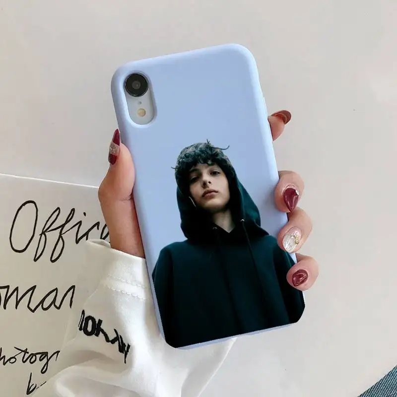 

TV Finn Wolfhard Stranger Things Phone Case for iphone 11 Pro Max X XS Max XR Candy Color Soft Cover For iPhone 7 8 6 6S Plus
