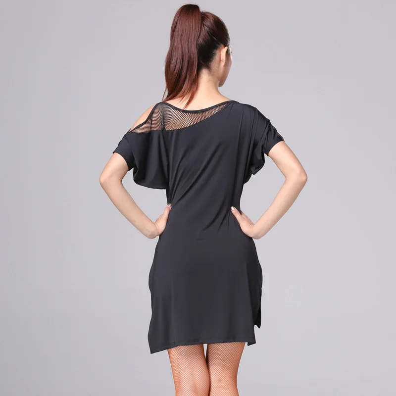 Черный латинский танец новая мода 2020 женские Танцевальный Костюм комплект с