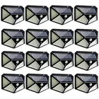 100 светодиодный Солнечный свет Безопасность Открытый Солнечный настенный светильник PIR датчик движения лампа водонепроницаемый светильник для украшения сада