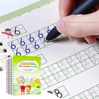 4 piecesset of magic copybooks for children to learn calligraphy english letters and repeatable writing practice copybook sets