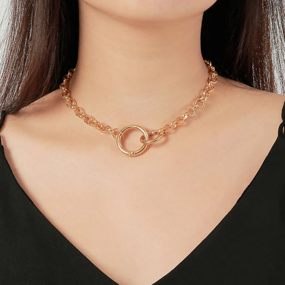 Ожерелье-чокер в стиле панк медвежонок хип-хоп ювелирное изделие модное железо