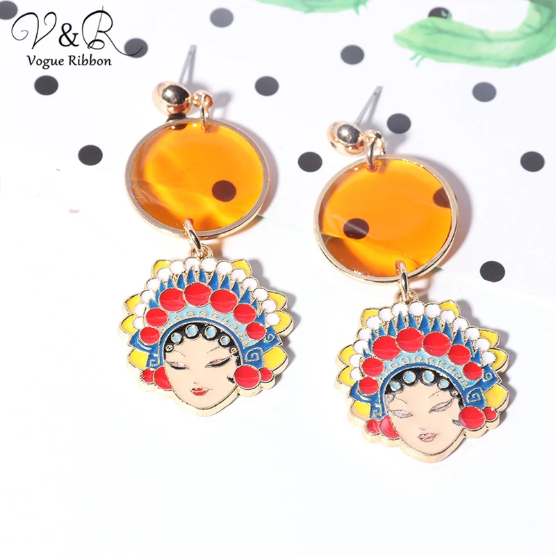 

Vogue Ribbon Diy Handmade Jewelry, Post Earring Set With Tassel/ Geometric Acrylic Pendants, Fashion Jewelry Accessories Gifts