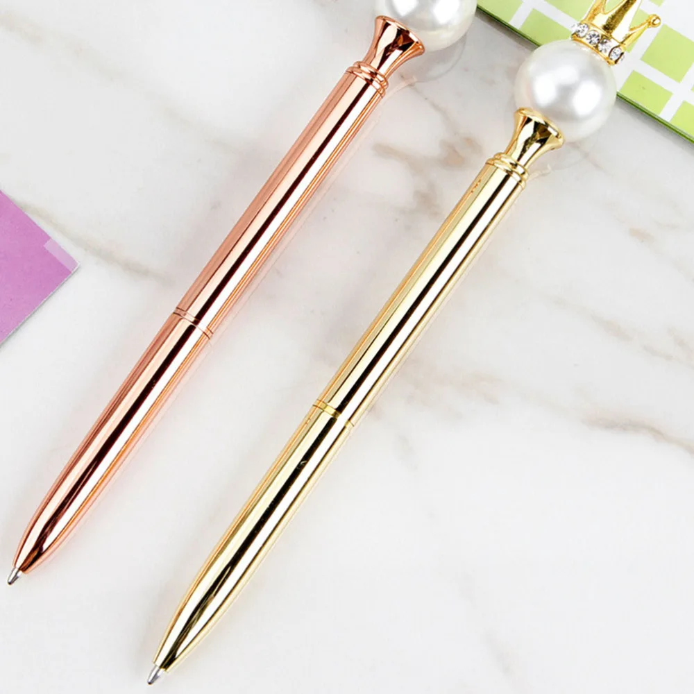 

2pcs Ballpoint Pens Crown Pens Rotating Pens Creative Business Gifts