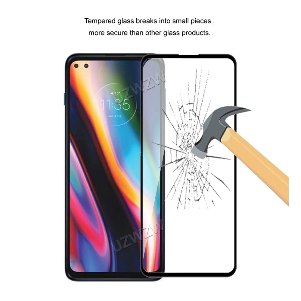 for motorola moto g 5g plus full coverage tempered glass phone screen protector protective guard film 2 5d 9h hardness free global shipping