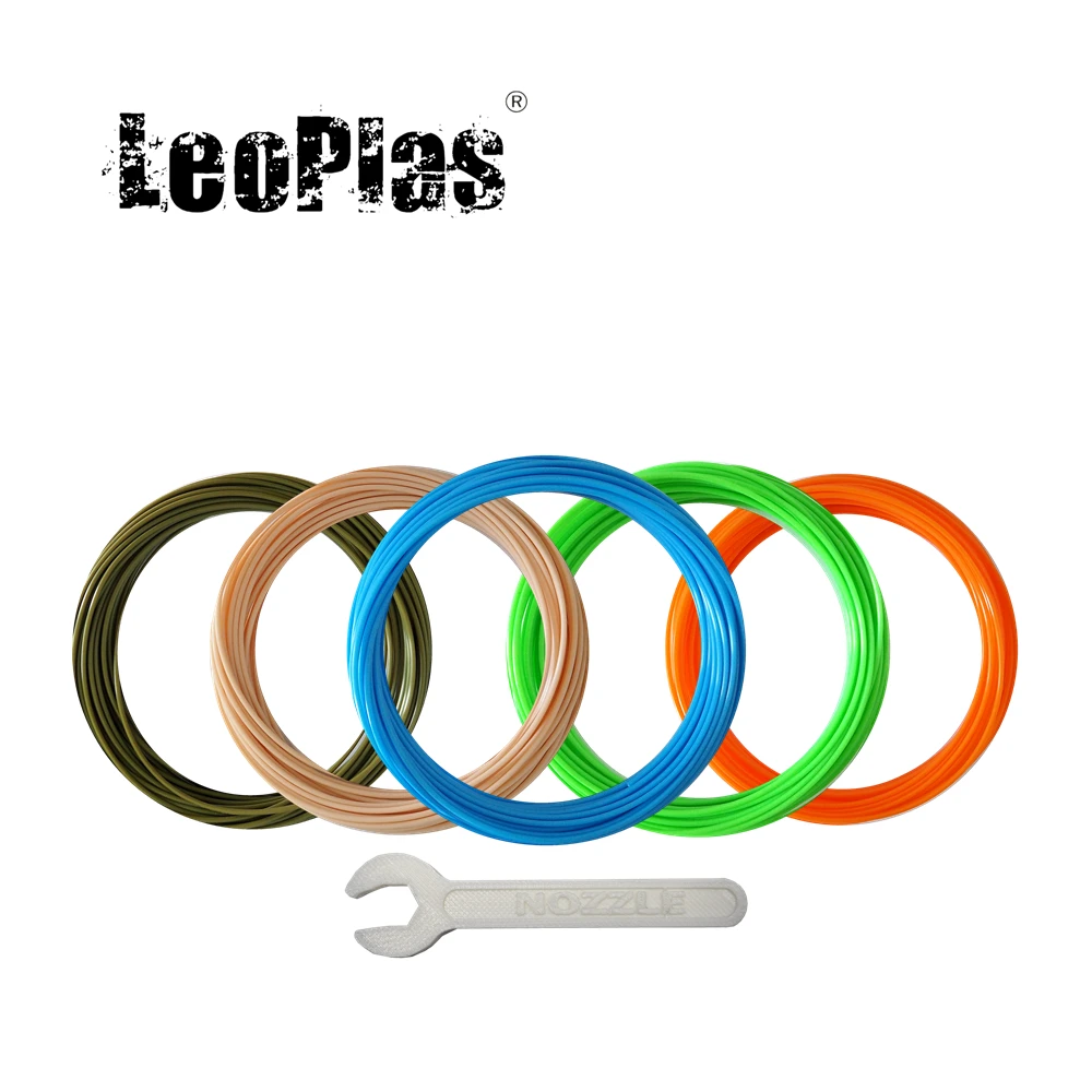 

LeoPlas 1.75mm 10 and 20 Meters PC Filament Sample For FDM 3D Printer Pen Consumables Printing Supplies Plastic Material