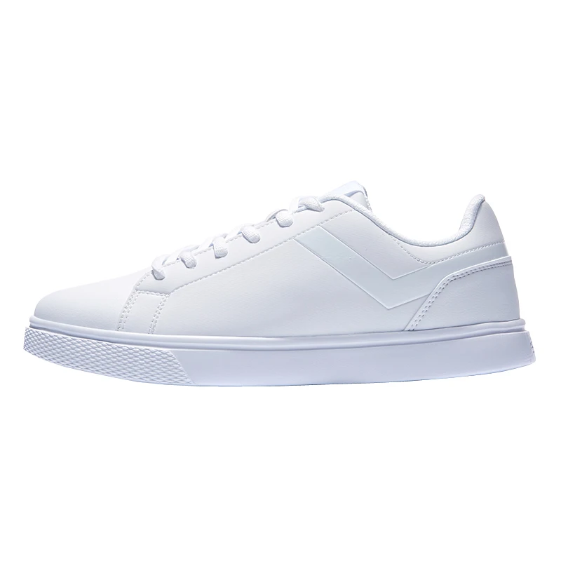 

Hongxing Erke board shoes small white leather shoes light wear-resistant low top board shoes in spring and Autumn