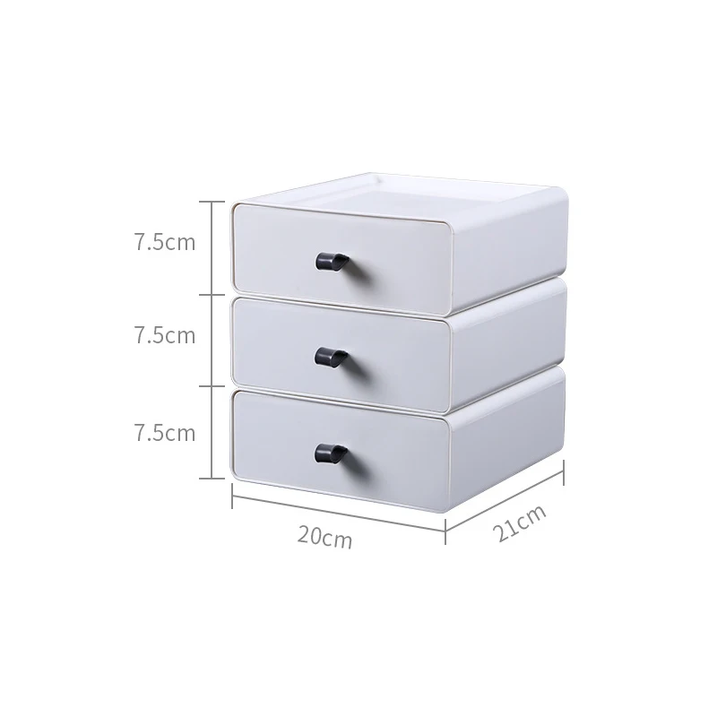 

Storage box desktop shelf drawer type multi-layer office storage box storage box desk storage and organization