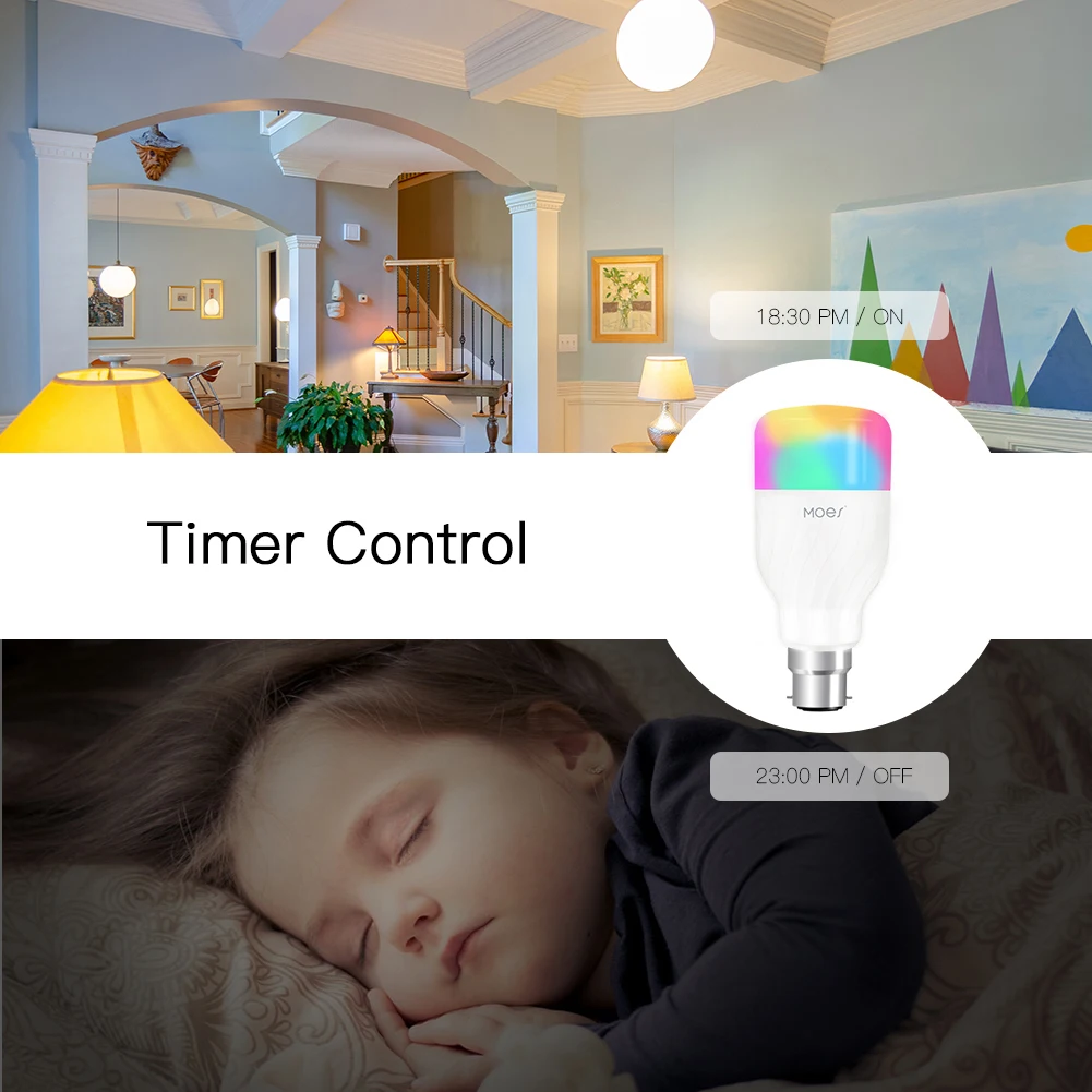 WiFi умная лампочка цветная светодиодная лампа 7 Вт RGBW приложение дистанционное