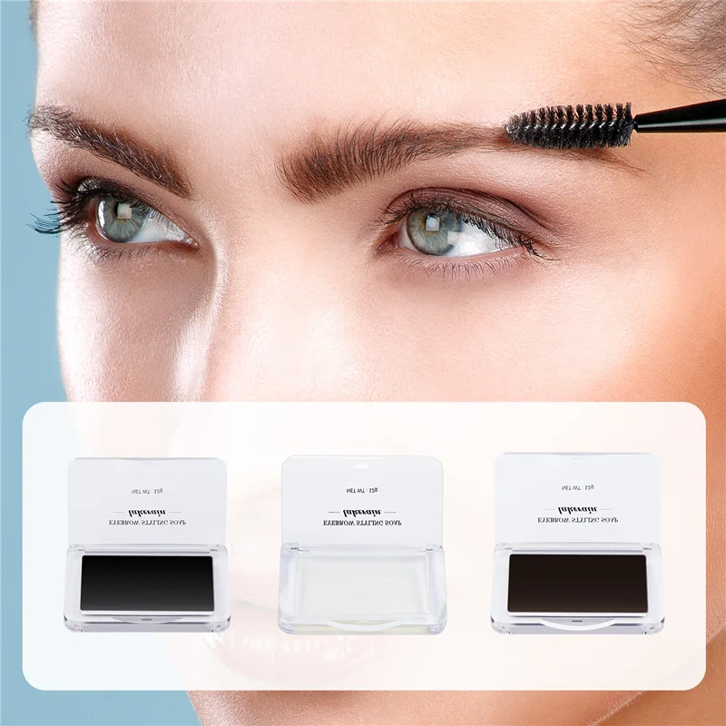 

4 Colors Eyebrow Gel Brows Wax Waterproof Long-Lasting 3D Feathery Wild Brow Styling Soap for Eyebrows Cosmetics Makeup