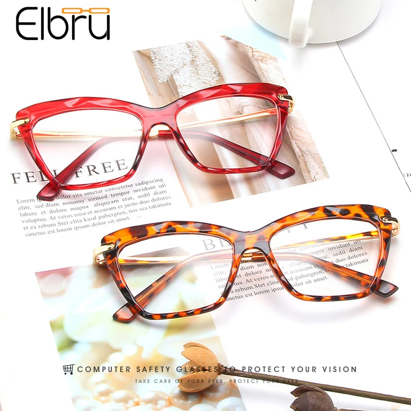 Классические бриллиантовые персонализированные очки Elbru с кристаллами в