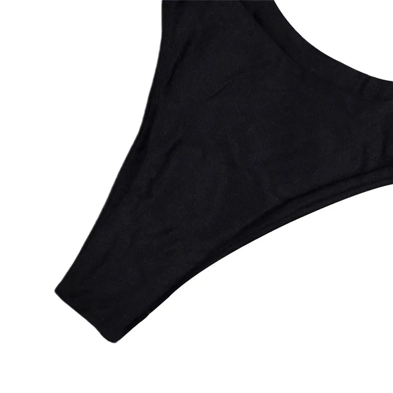 Женский раздельный купальник бикини с заниженной талией и принтом под змеиную