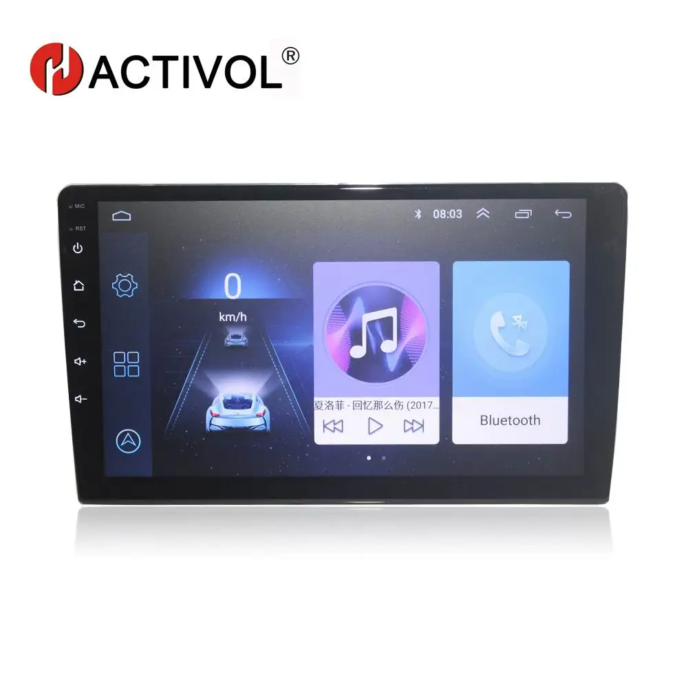 hactivol 2g32g android 9 1 4g car radio for 9 10 1 universal interchangeable car dvd player gps navi 2 din car accessory free global shipping