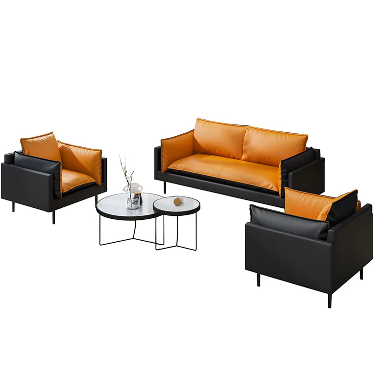 Офисный диван чайный столик оптовая продажа искусственный простой современный