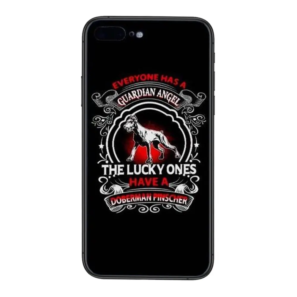 Черный бампер художественный чехол Роскошный Модный Doberman Dog Для Huawei Mate 40 Pro Plus 30 20