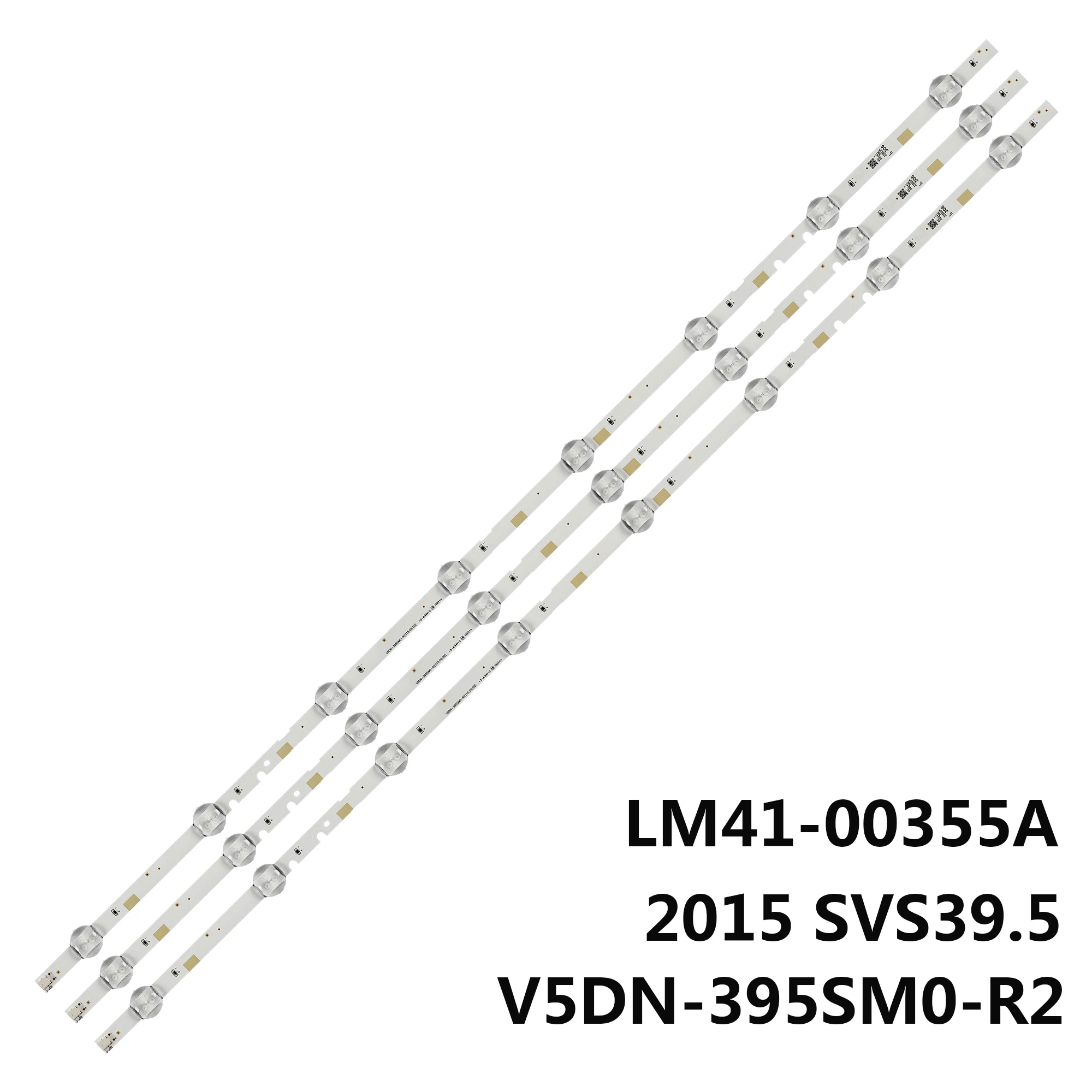 

LED backlight strip 8 lamp for Samsung 2015 SVS39.5 FCOM FHD REV1.1 150408 6.5X2 CY-JJ040BGNV1H LM41-00121X V5DN-395SM0-R2 R3