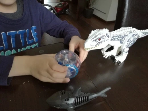 Большой 2 предмета/партия мир динозавров тираннозавр мультфильм Собранный