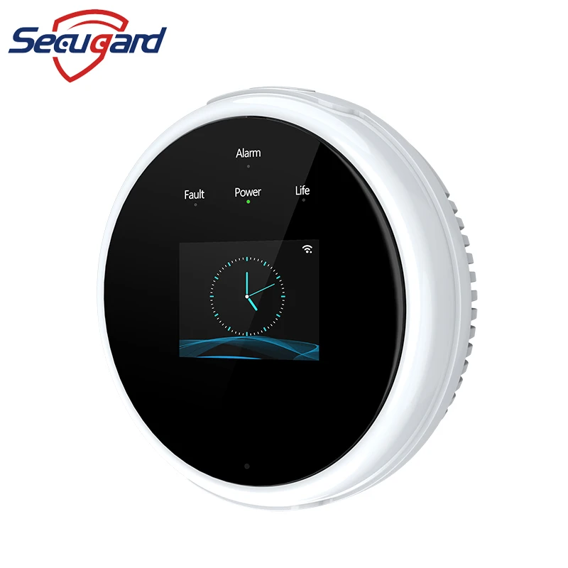 Детектор газа SECUGARD Tuyasmart с Wi Fi датчик утечки умный спасательный светодиодный
