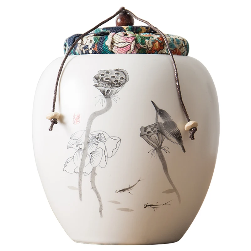 Керамическая урна для погребания ручная роспись|Гробы и урны питомцев| |