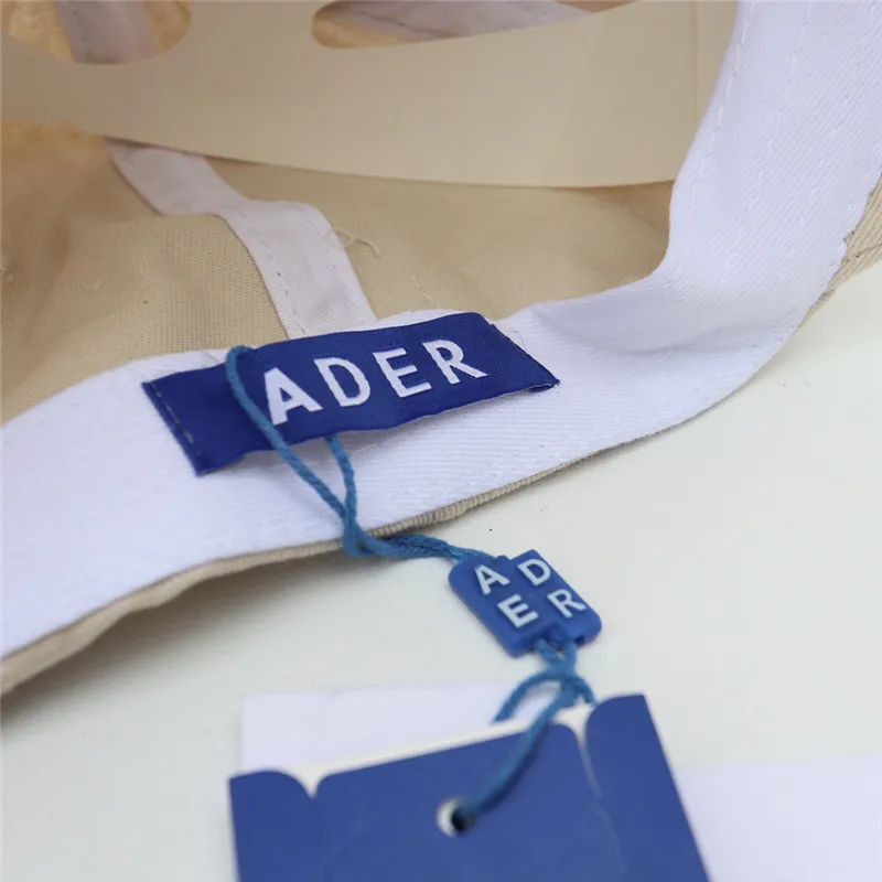 2021 AE ADER ERROR Baseball Caps Men Women 1:1 High Quality Glue Logo Adererror Hats Brim abrade Style Inside Label ADER Cap