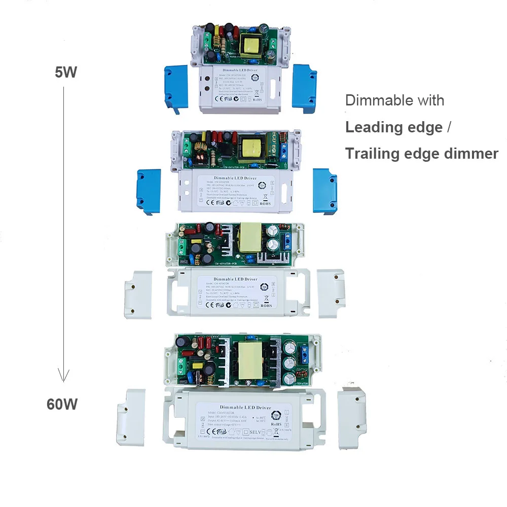 Dimmable с ведущим/затемнитель задней кромки Triac затемнение светодиодный драйвер