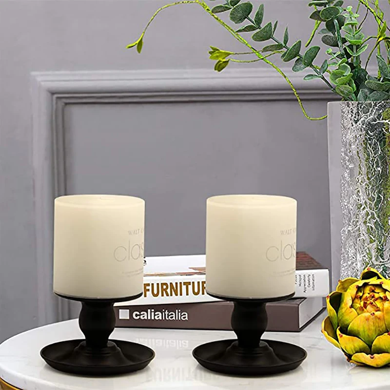 

1Pcs Taper Candle Holders Candlestick Holders Wrought Iron Candle Stick Holder for Home Decoration Wedding Party Gifts Housewarm