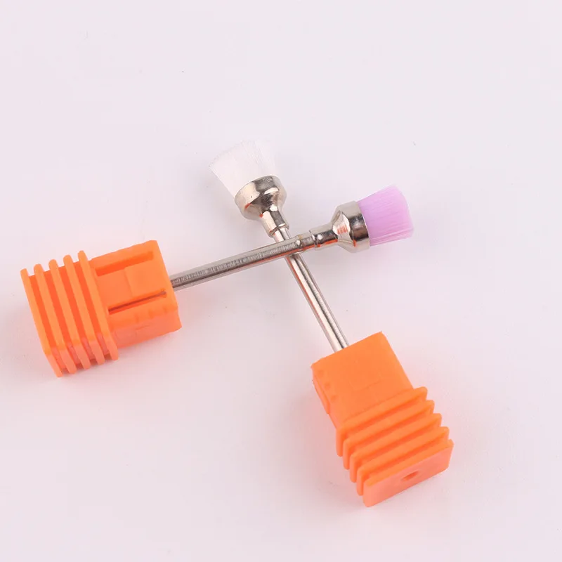 2 шт./лот щетка для очистки ногтей электрическая машинка пилки профессиональный