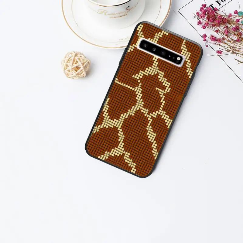 

Grid Phone Case luxury brand cases coque fundas for samsung galaxy S8 S9 S10e S20 PLUS J6 J600 cover